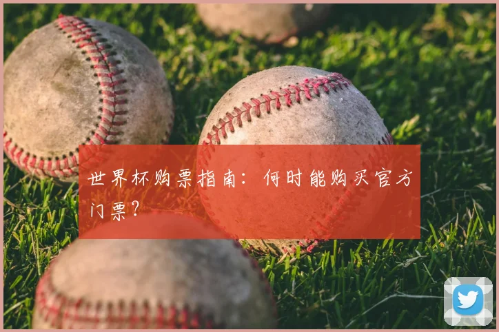 世界杯购票指南:何时能购买官方门票?