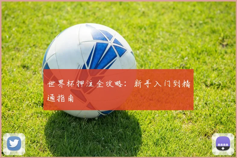 世界杯押注全攻略：新手入门到精通指南